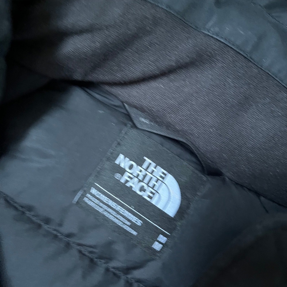 The North Face Arctic Parka Womens Small Black Down Waterproof Faux Fur Hood - Picture 6 of 8